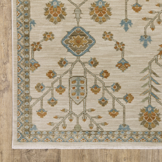 Oriental Weavers Maeve MAE07 Beige/Rust Area Rug