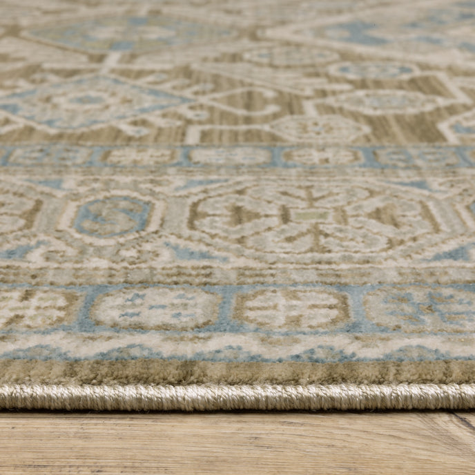 Oriental Weavers Maeve MAE08 Brown/Blue Area Rug