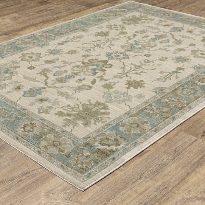 Oriental Weavers Maeve MAE10 Beige/Blue Area Rug