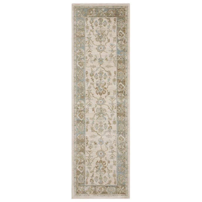 Oriental Weavers Maeve MAE10 Beige/Blue Area Rug