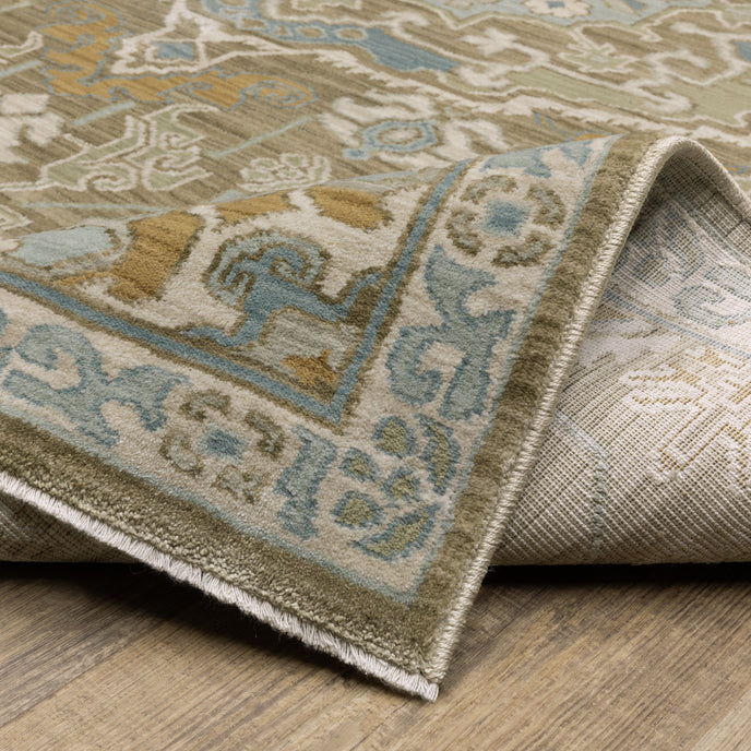 Oriental Weavers Maeve MAE13 Brown/Blue Area Rug