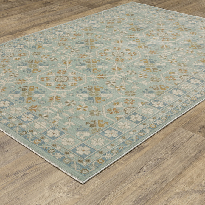 Oriental Weavers Maeve MAE14 Blue/Grey Area Rug