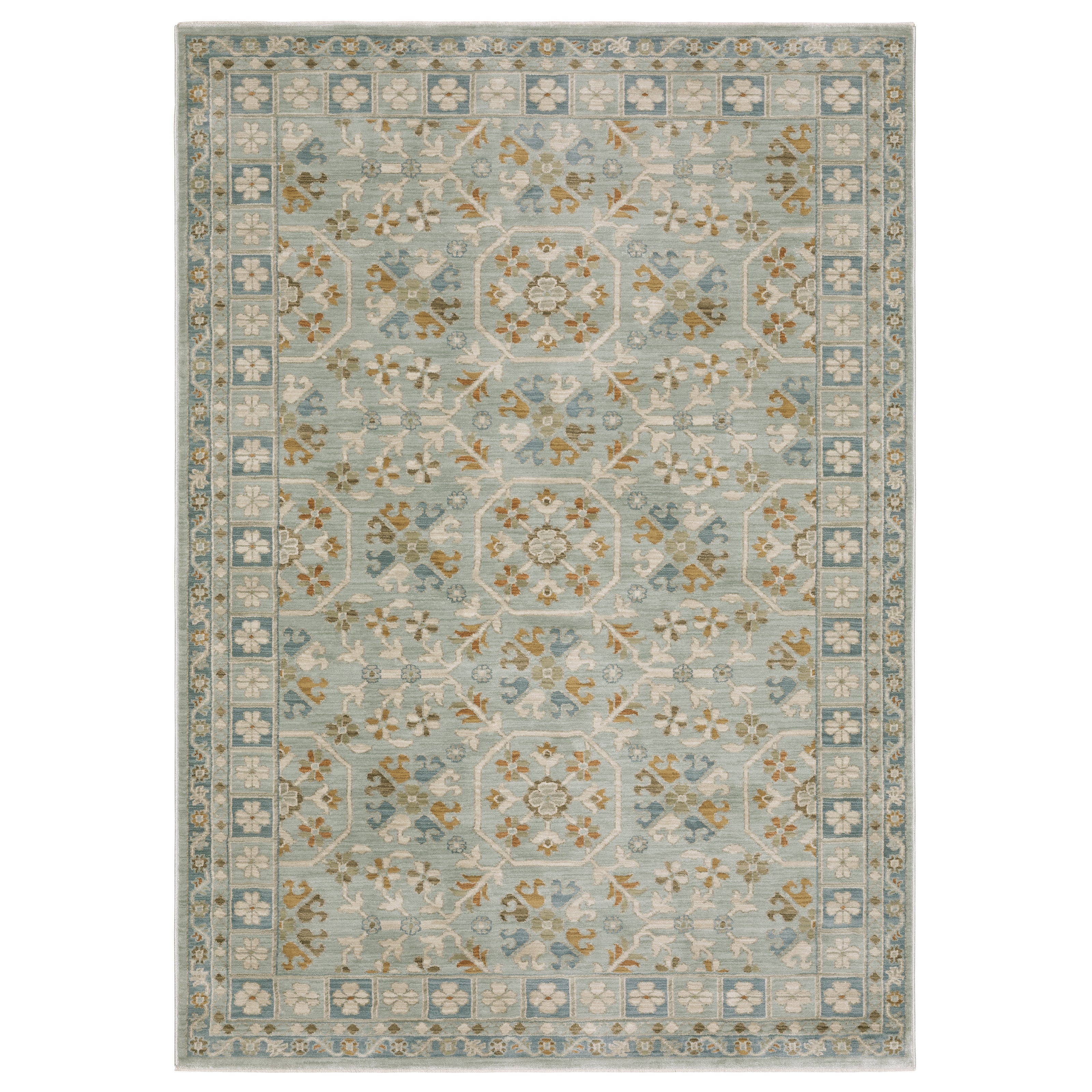 Oriental Weavers Maeve MAE14 Blue/Grey Area Rug