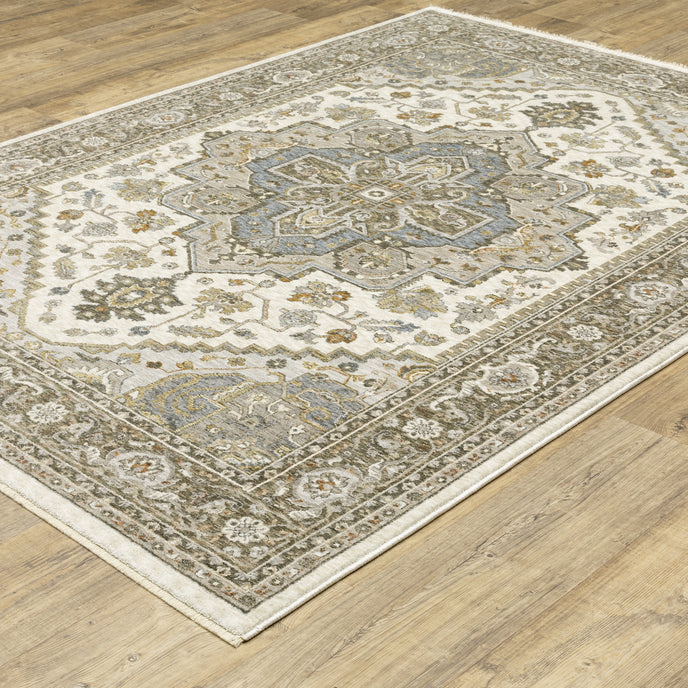 Oriental Weavers Maharaja 1144Y Ivory/Gold Area Rug