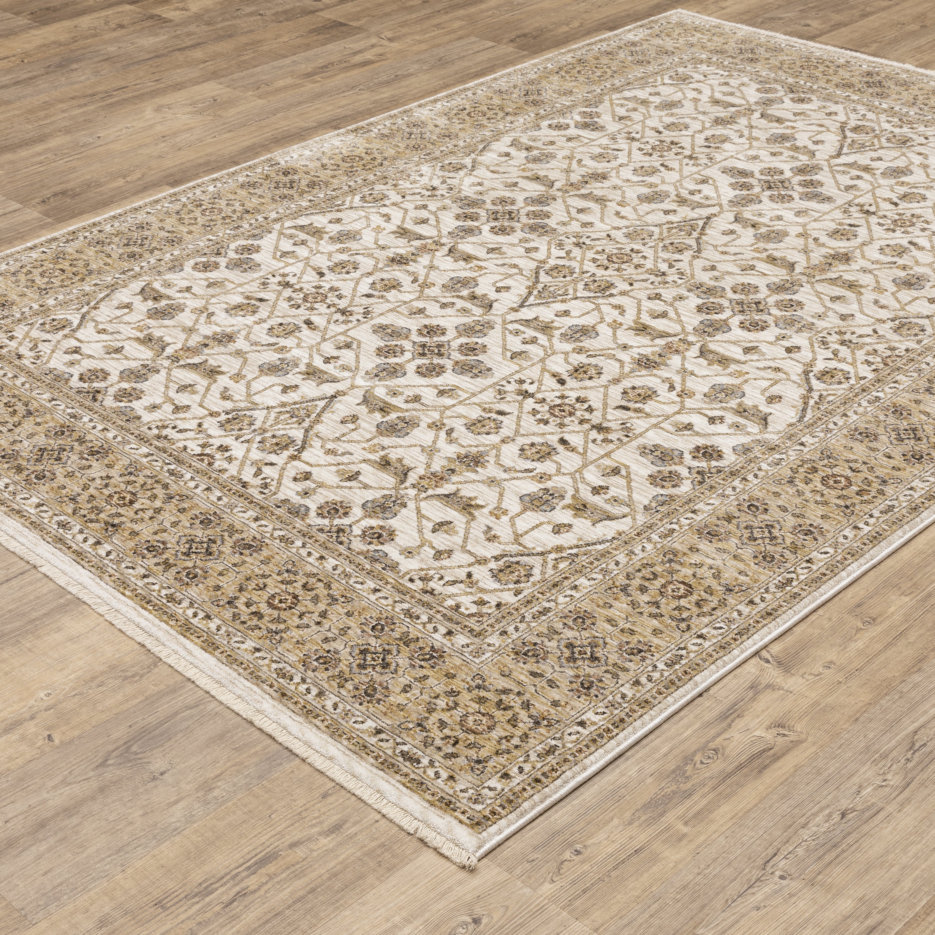 Oriental Weavers Maharaja 1J Ivory/Gold Area Rug
