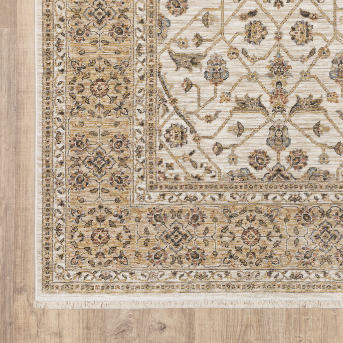 Oriental Weavers Maharaja 1J Ivory/Gold Area Rug
