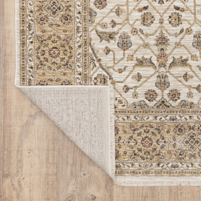 Oriental Weavers Maharaja 1J Ivory/Gold Area Rug