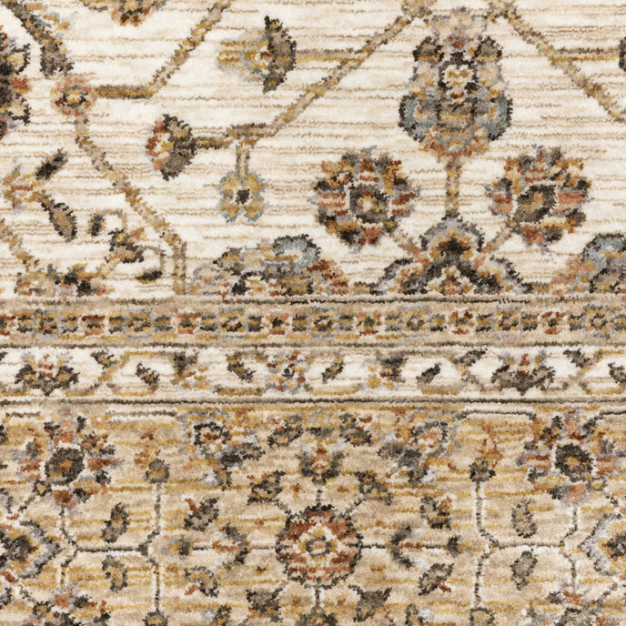 Oriental Weavers Maharaja 1J Ivory/Gold Area Rug