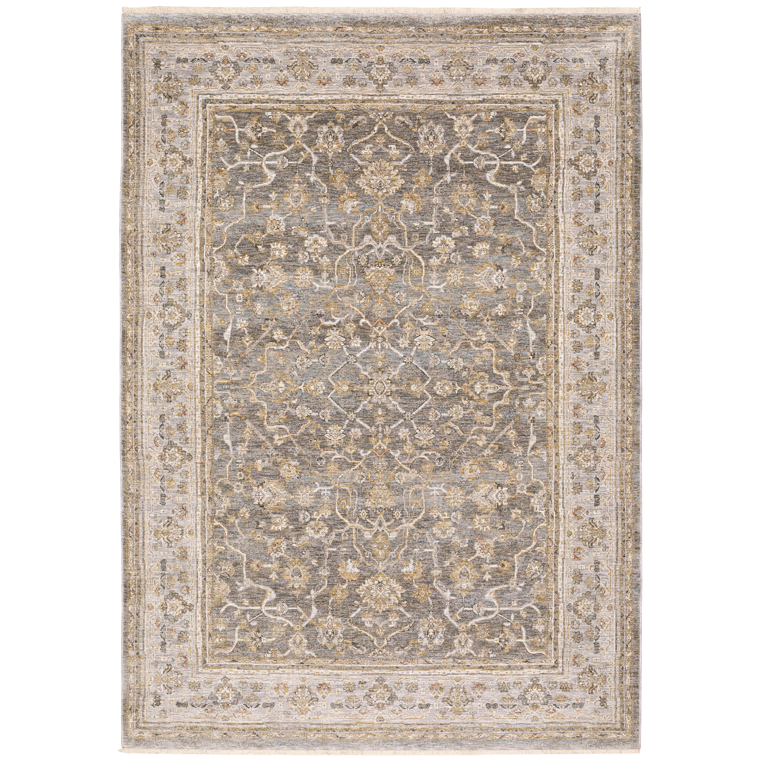 Oriental Weavers Maharaja 40M Grey/Gold Area Rug