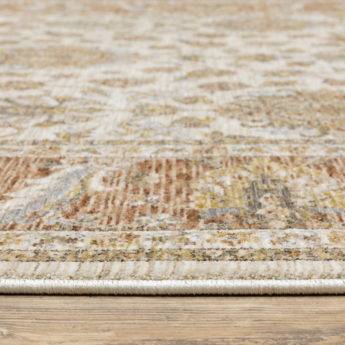 Oriental Weavers Maharaja 5091Q Ivory/Rust Area Rug