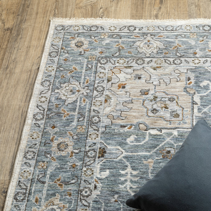 Oriental Weavers Maharaja 51F Blue/Ivory Area Rug