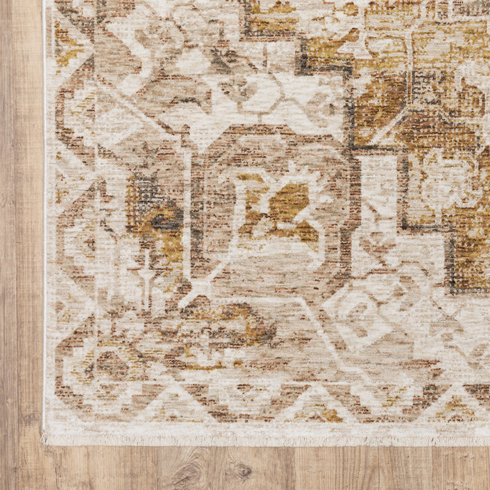 Oriental Weavers Maharaja 661C Gold/Brown Area Rug