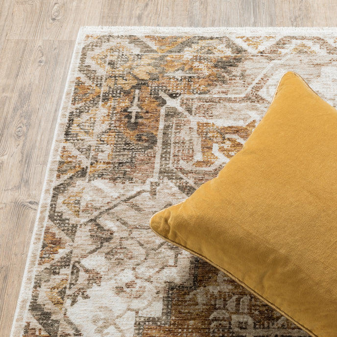 Oriental Weavers Maharaja 661C Gold/Brown Area Rug