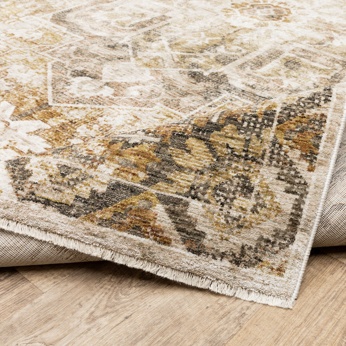 Oriental Weavers Maharaja 661C Gold/Brown Area Rug