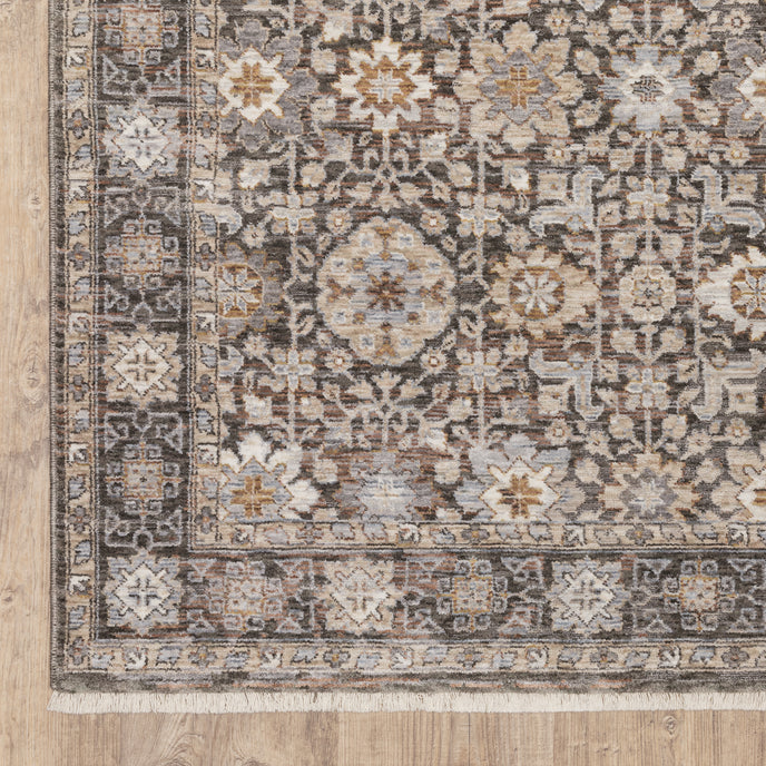 Oriental Weavers Maharaja 71N Charcoal/Ivory Area Rug