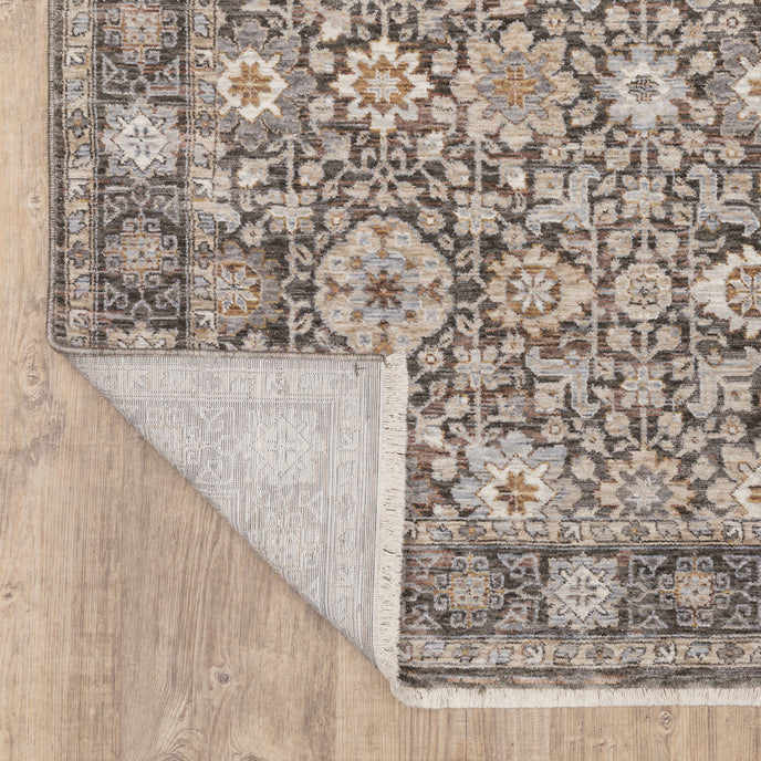 Oriental Weavers Maharaja 71N Charcoal/Ivory Area Rug