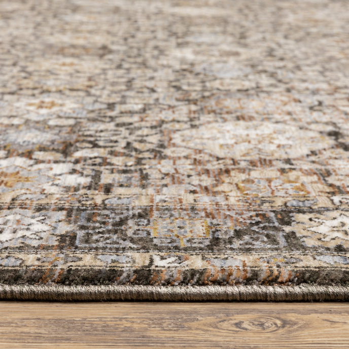 Oriental Weavers Maharaja 71N Charcoal/Ivory Area Rug