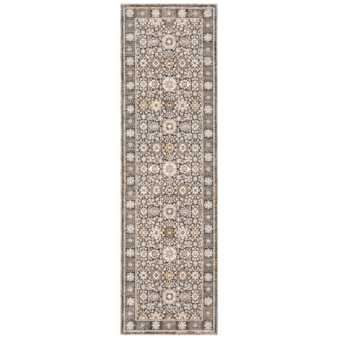 Oriental Weavers Maharaja 71N Charcoal/Ivory Area Rug
