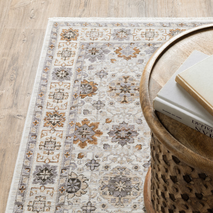 Oriental Weavers Maharaja 71W Ivory/Multi Area Rug