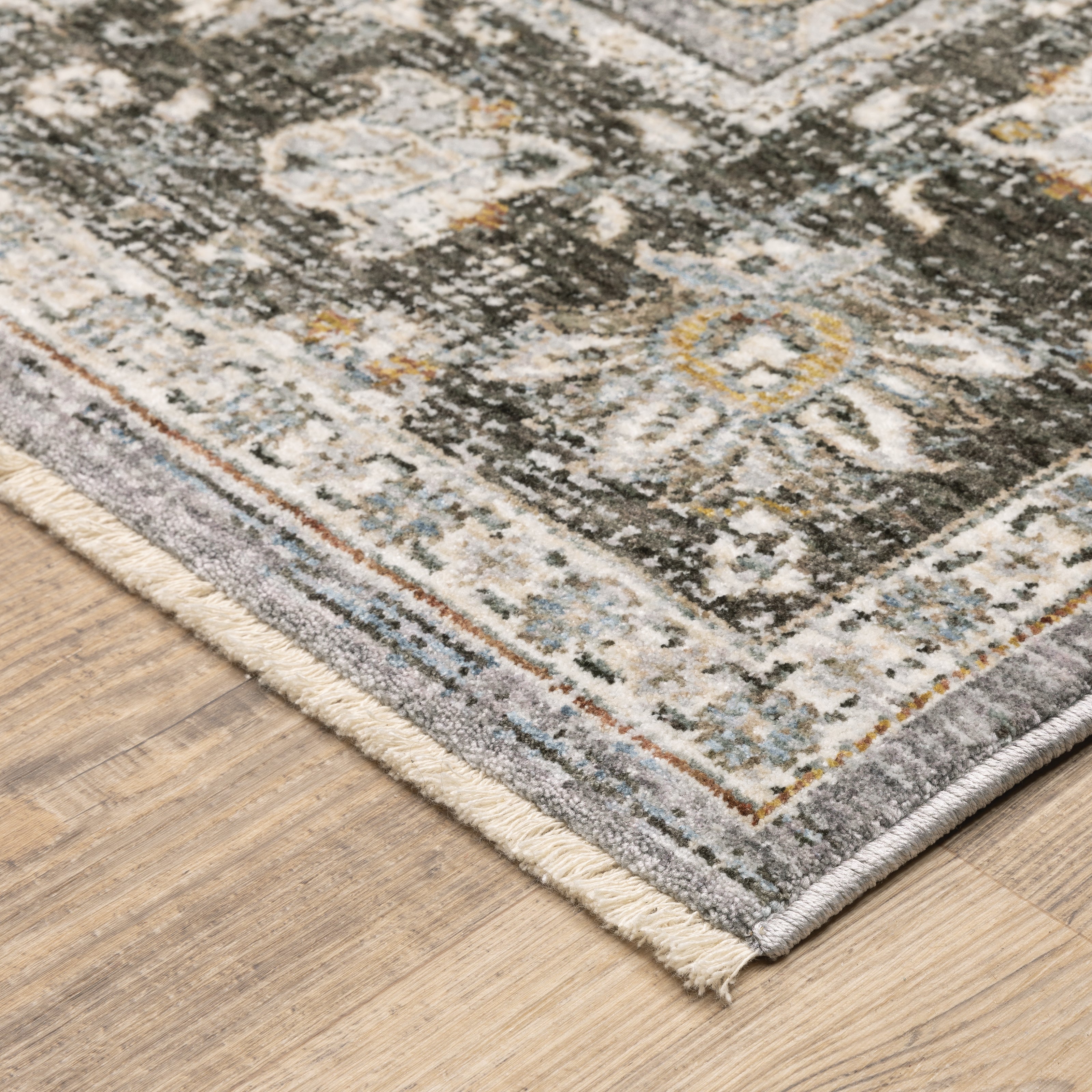 Oriental Weavers Maharaja 91E Grey/Blue Area Rug