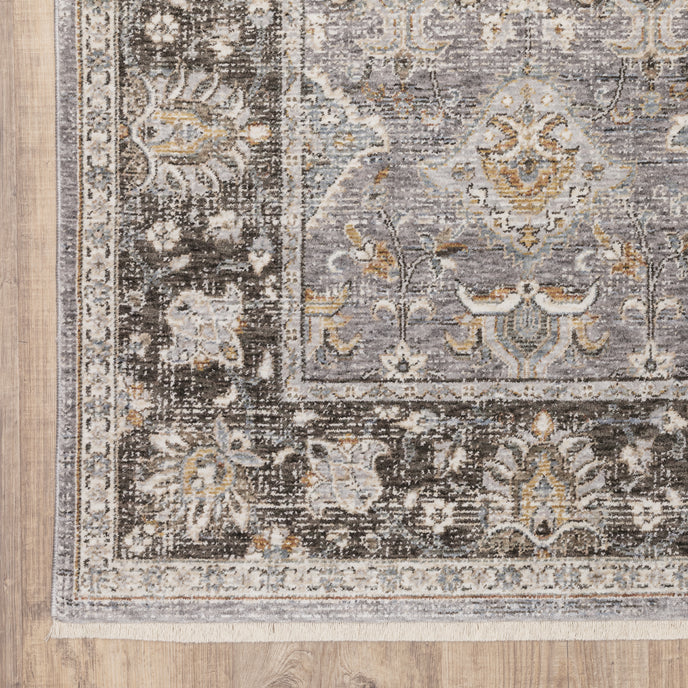 Oriental Weavers Maharaja 91E Grey/Blue Area Rug