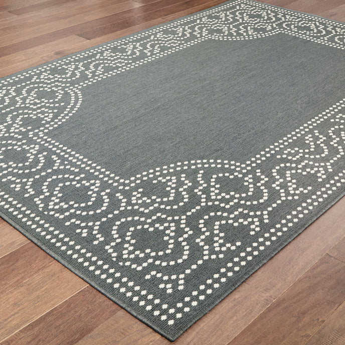 Oriental Weavers Marina 1247X Grey/Ivory Area Rug