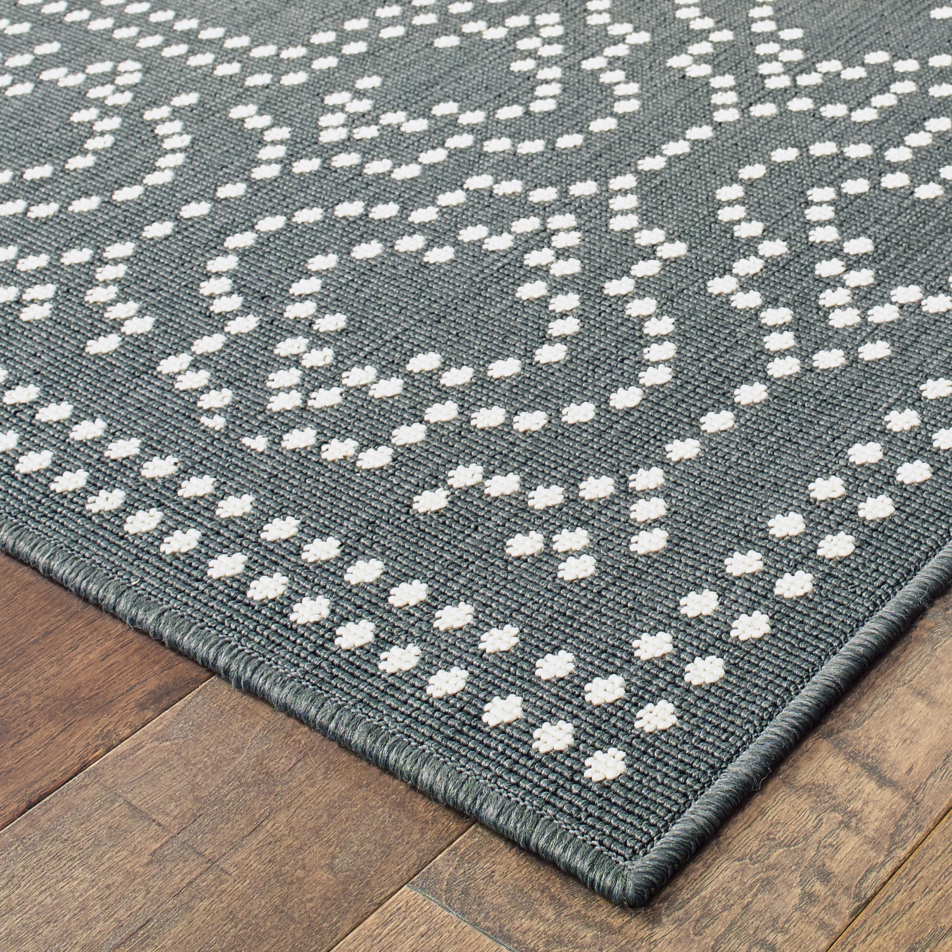 Oriental Weavers Marina 1247X Grey/Ivory Area Rug
