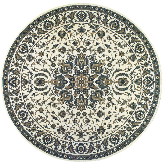 Oriental Weavers Marina 1248W Ivory/Navy Area Rug