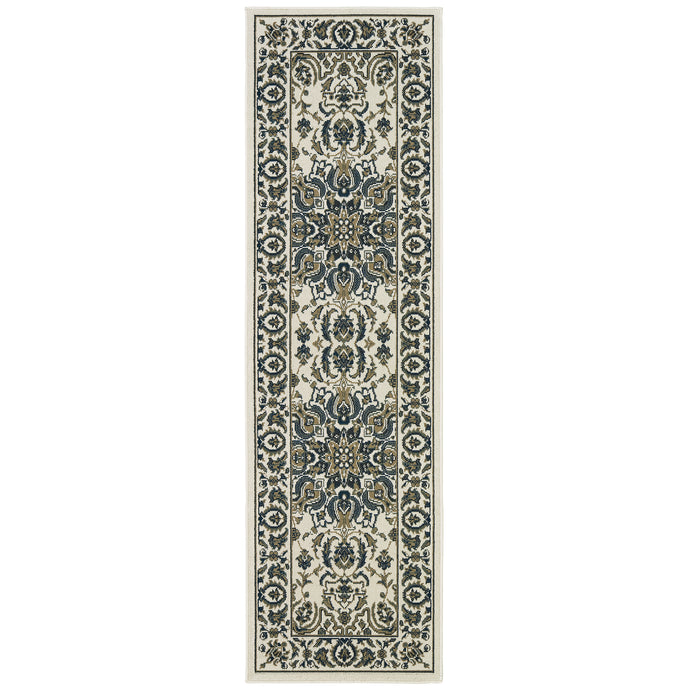 Oriental Weavers Marina 1248W Ivory/Navy Area Rug