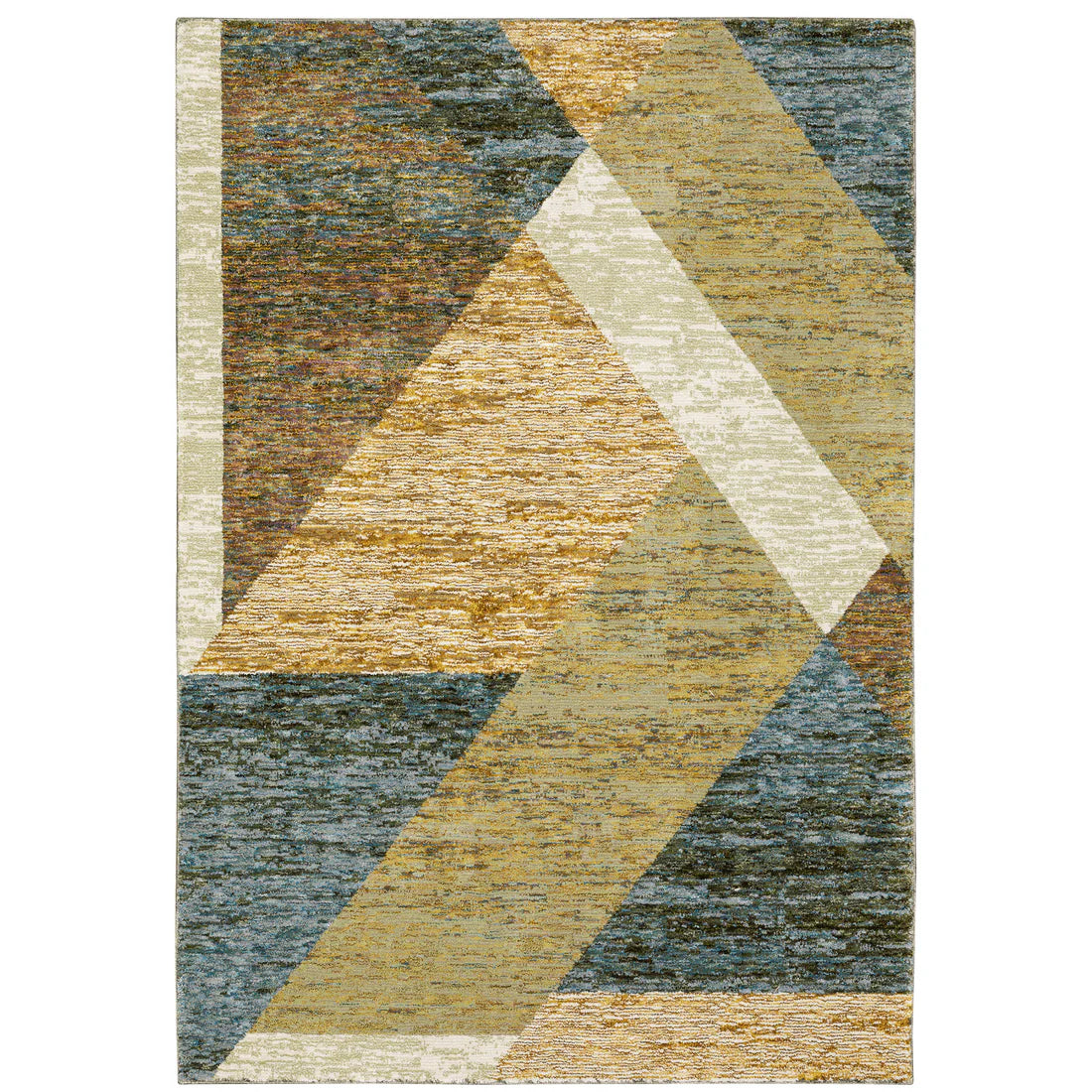 Oriental Weavers Strada STR10Gold/Blue Area Rug