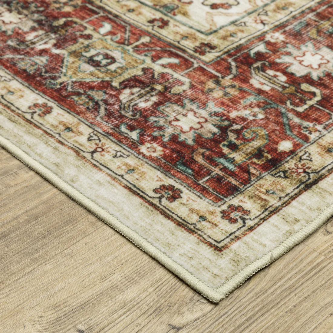 Oriental Weavers Sumter SUM05 Ivory/Red Area Rug