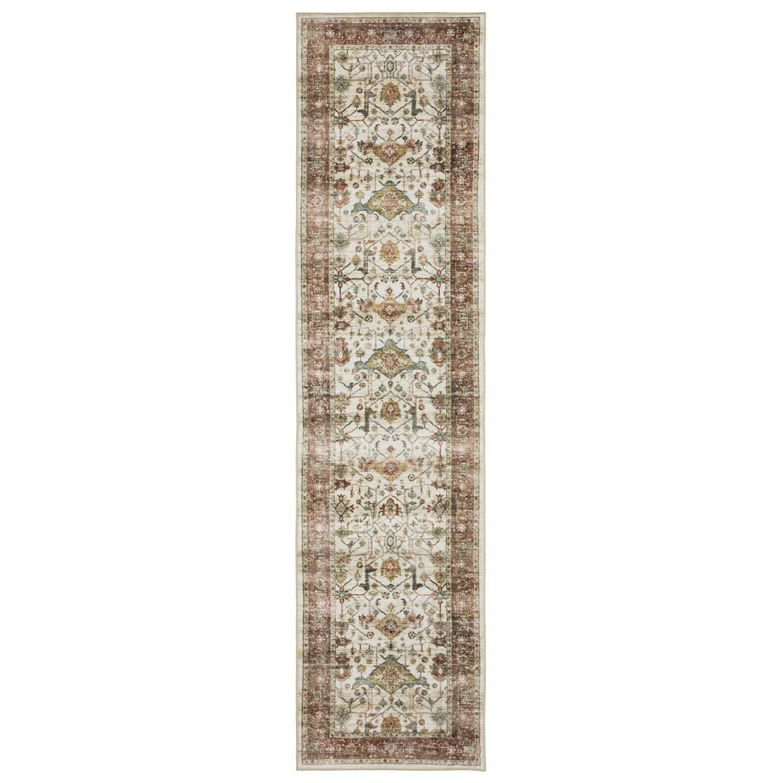 Oriental Weavers Sumter SUM05 Ivory/Red Area Rug