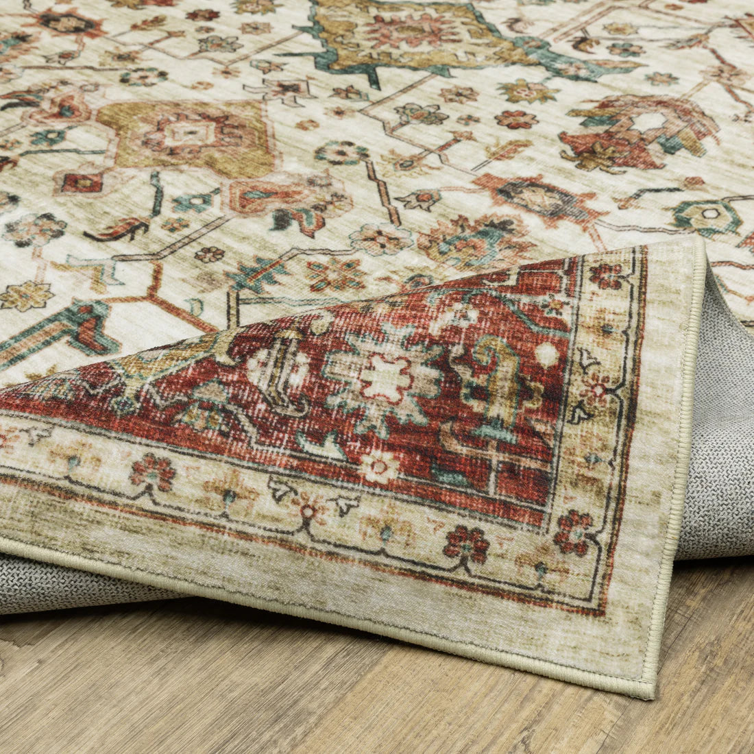 Oriental Weavers Sumter SUM05 Ivory/Red Area Rug