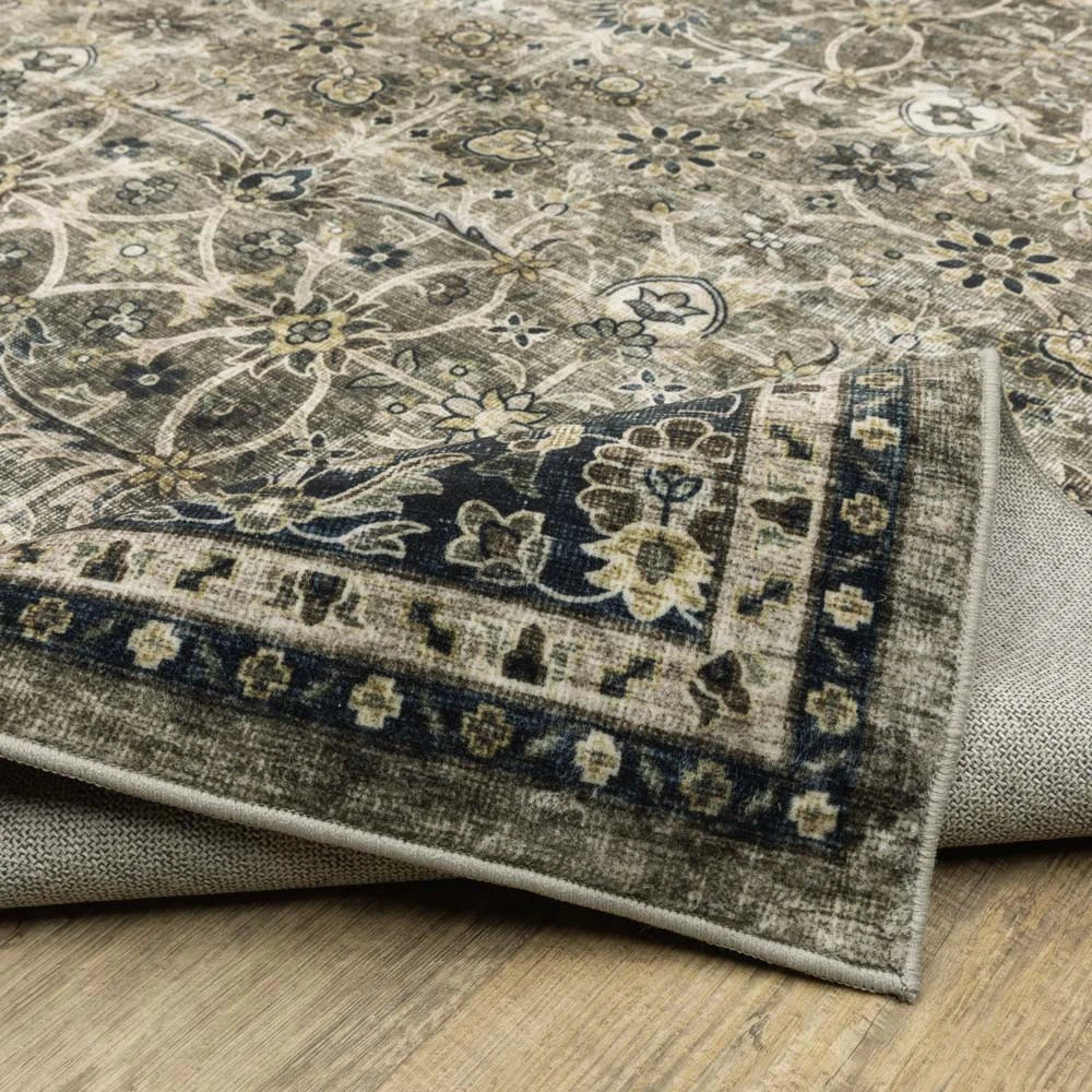 Oriental Weavers Sumter SUM06 Grey/Blue Area Rug