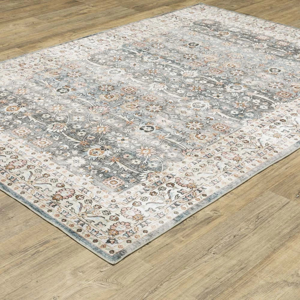 Oriental Weavers Sumter SUM07 Grey/Ivory Area Rug