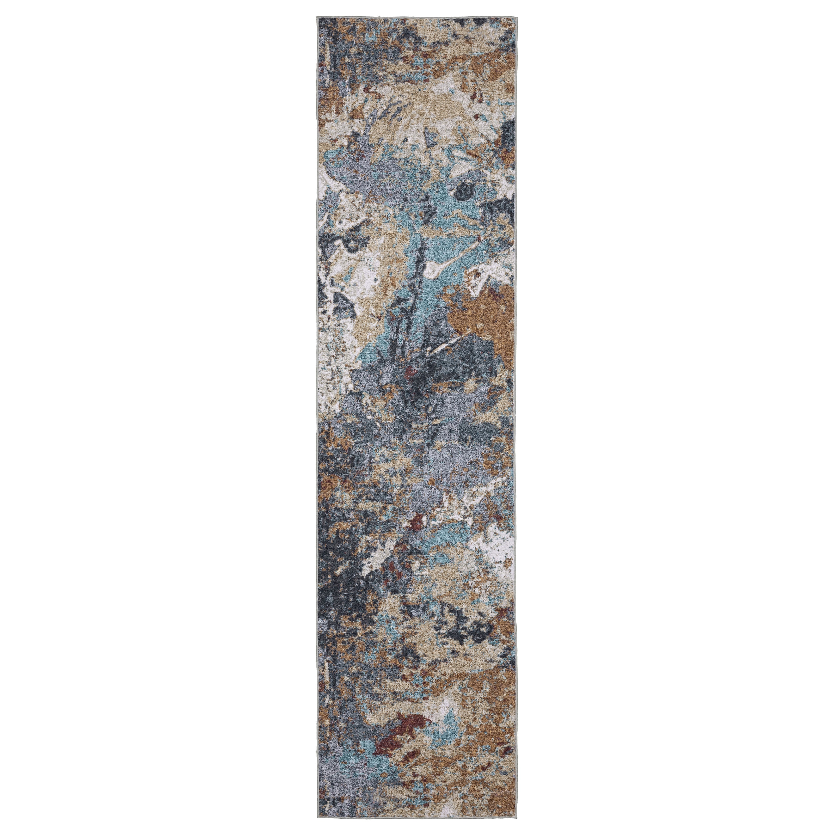 Oriental Weavers Sumter SUM13 Blue/Rust Area Rug