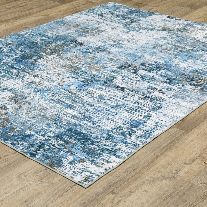 Oriental Weavers Sumter SUM14 Blue/Ivory Area Rug