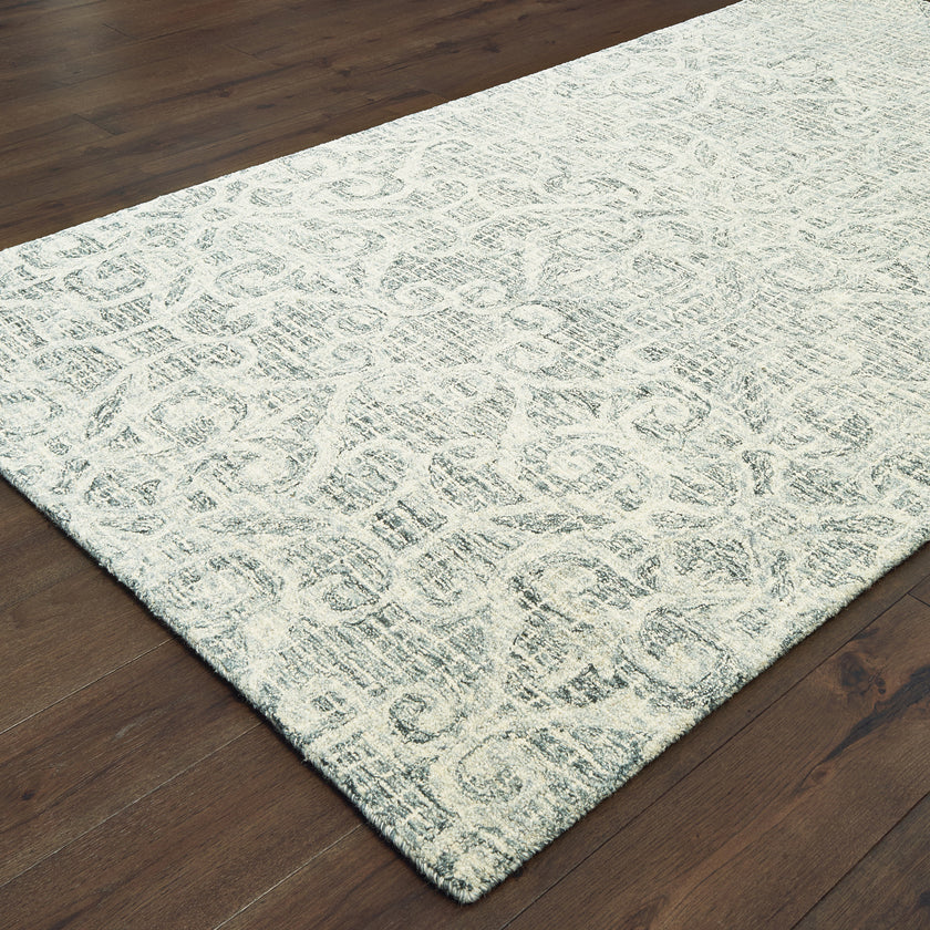 Oriental Weavers Tallavera 55602 Grey/Ivory Area Rug