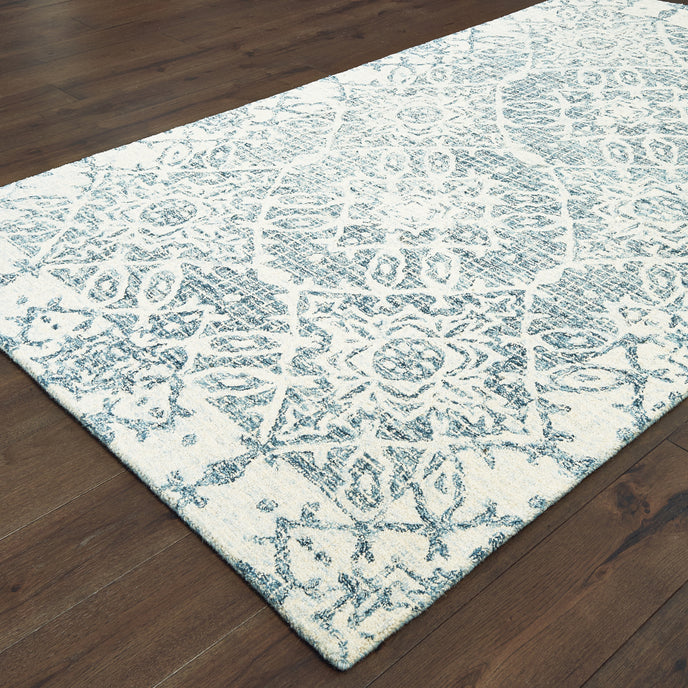 Oriental Weavers Tallavera 55603 Blue/Ivory Area Rug