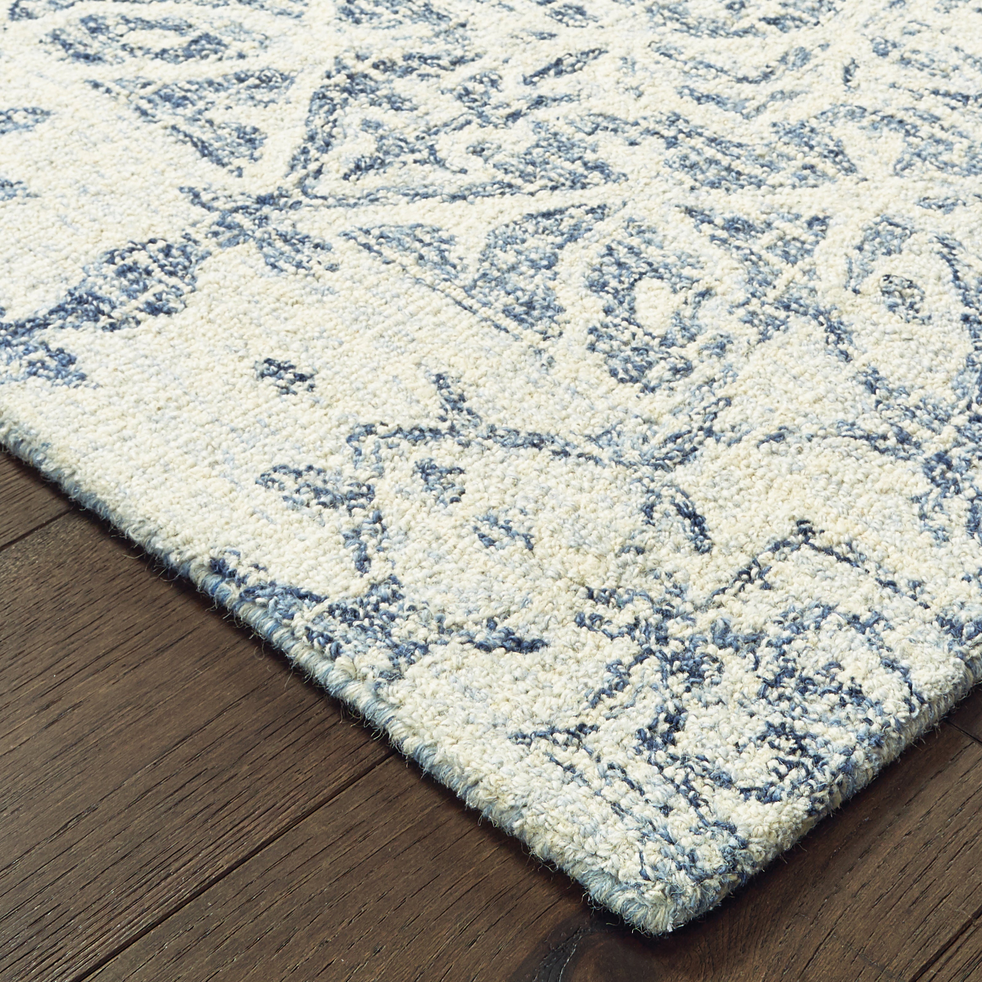 Oriental Weavers Tallavera 55603 Blue/Ivory Area Rug