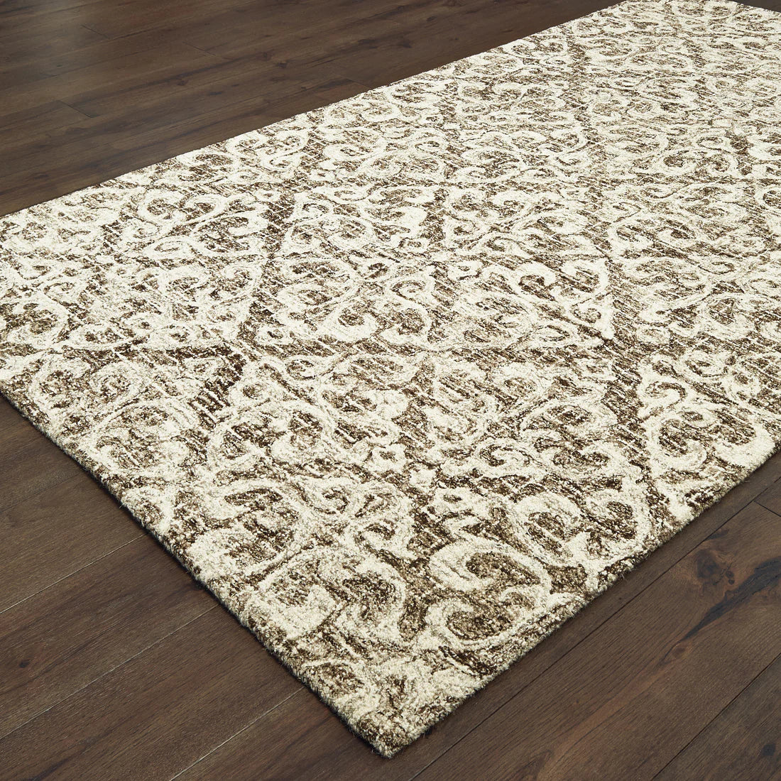 Oriental Weavers Tallavera 55607 Brown/Ivory Area Rug