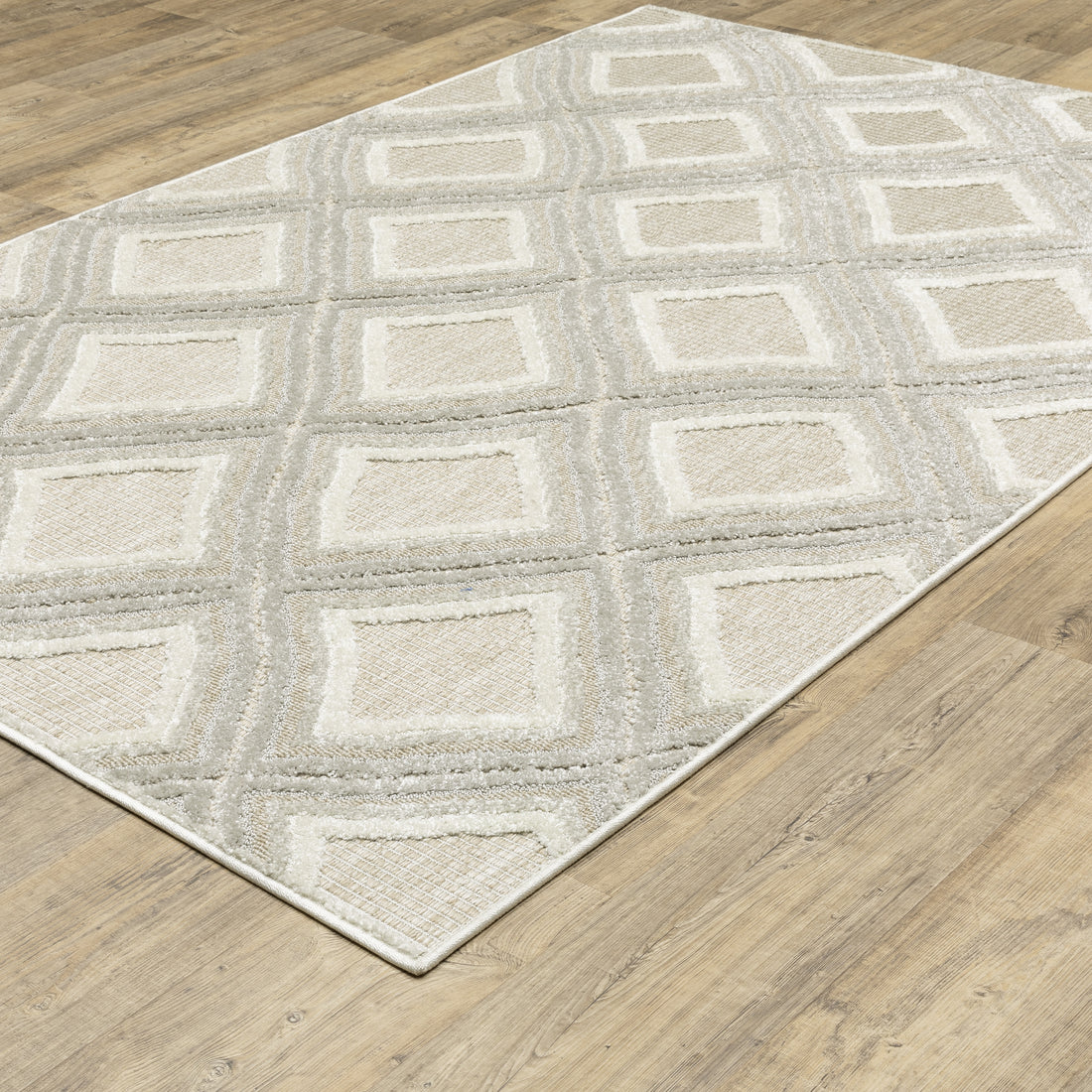 Oriental Weavers Tangier TAN04 Grey/Beige Area Rug