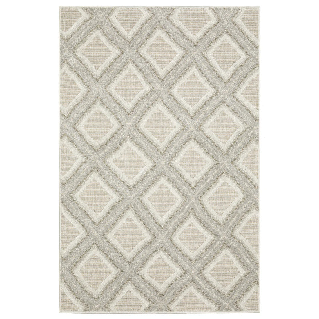 Oriental Weavers Tangier TAN04 Grey/Beige Area Rug
