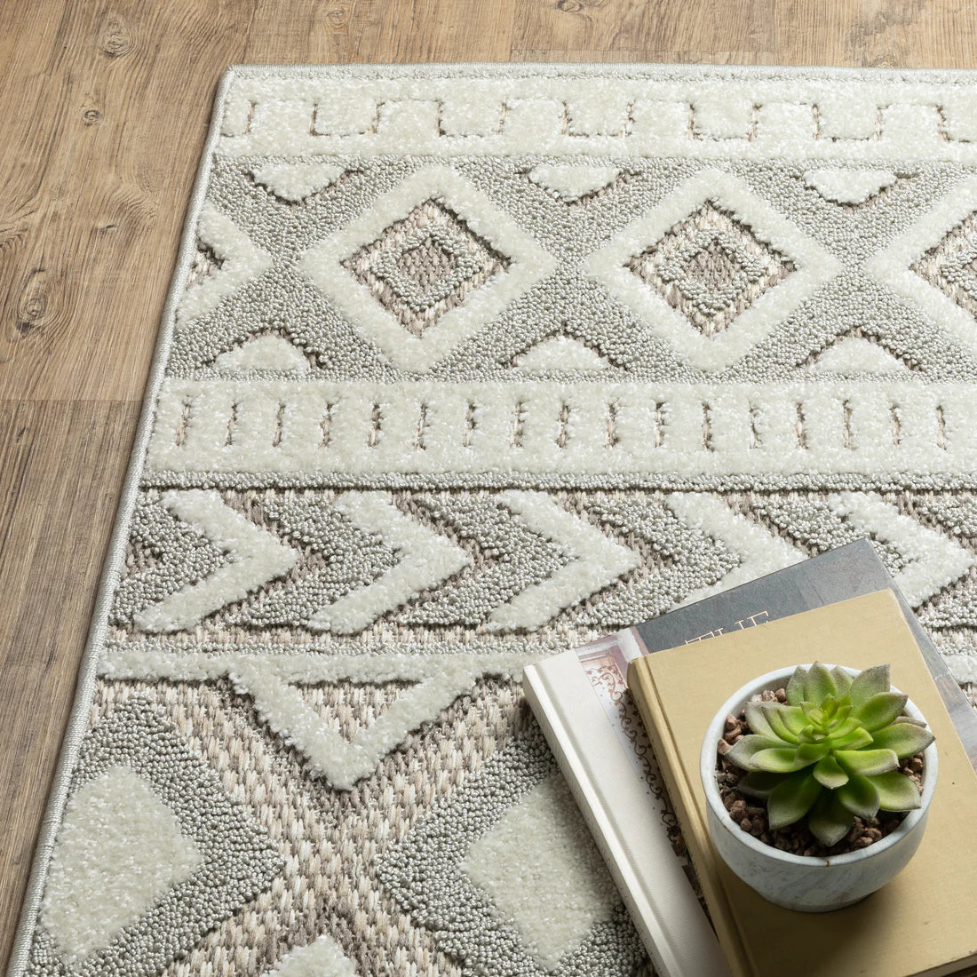 Oriental Weavers Tangier TAN06 Grey/Beige Area Rug