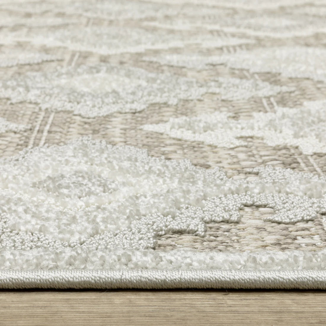 Oriental Weavers Tangier TAN08 Beige/Grey Area Rug