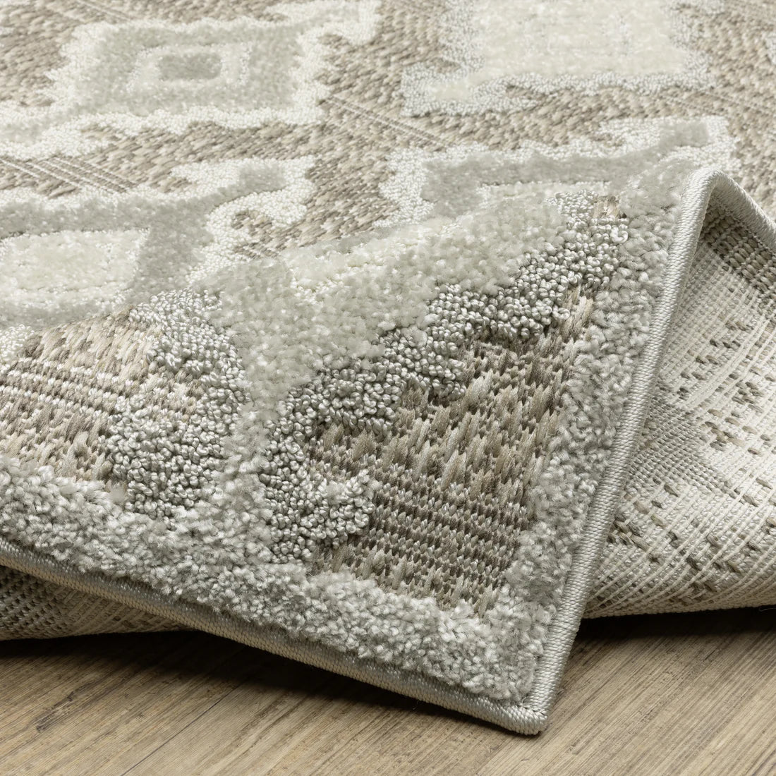 Oriental Weavers Tangier TAN08 Beige/Grey Area Rug