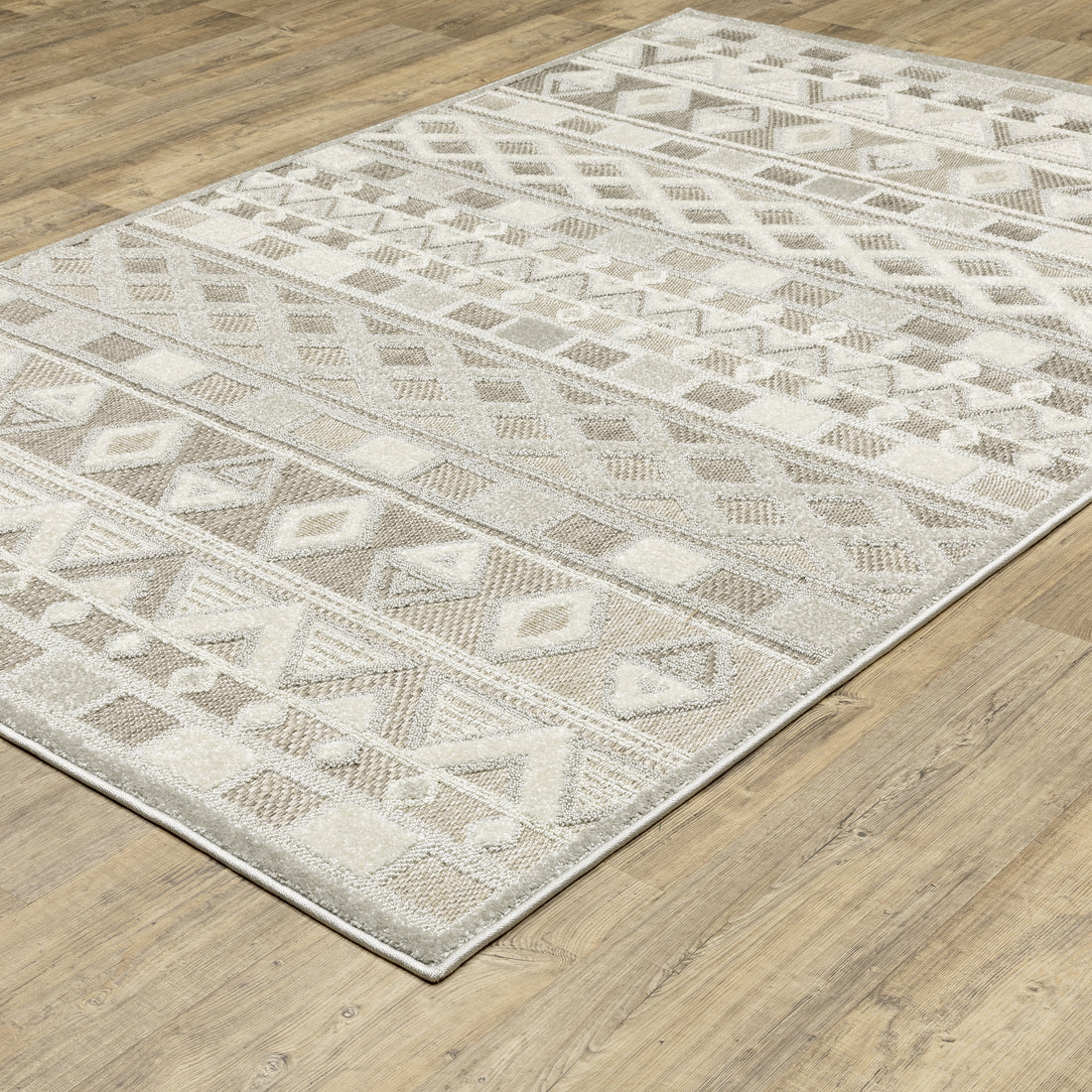 Oriental Weavers Tangier TAN09 Beige/Grey Area Rug