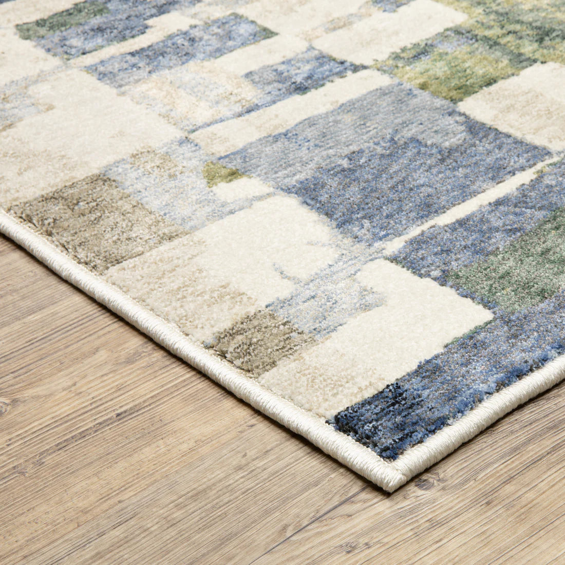 Oriental Weavers Tisdell TIS01 Blue/Green Area Rug