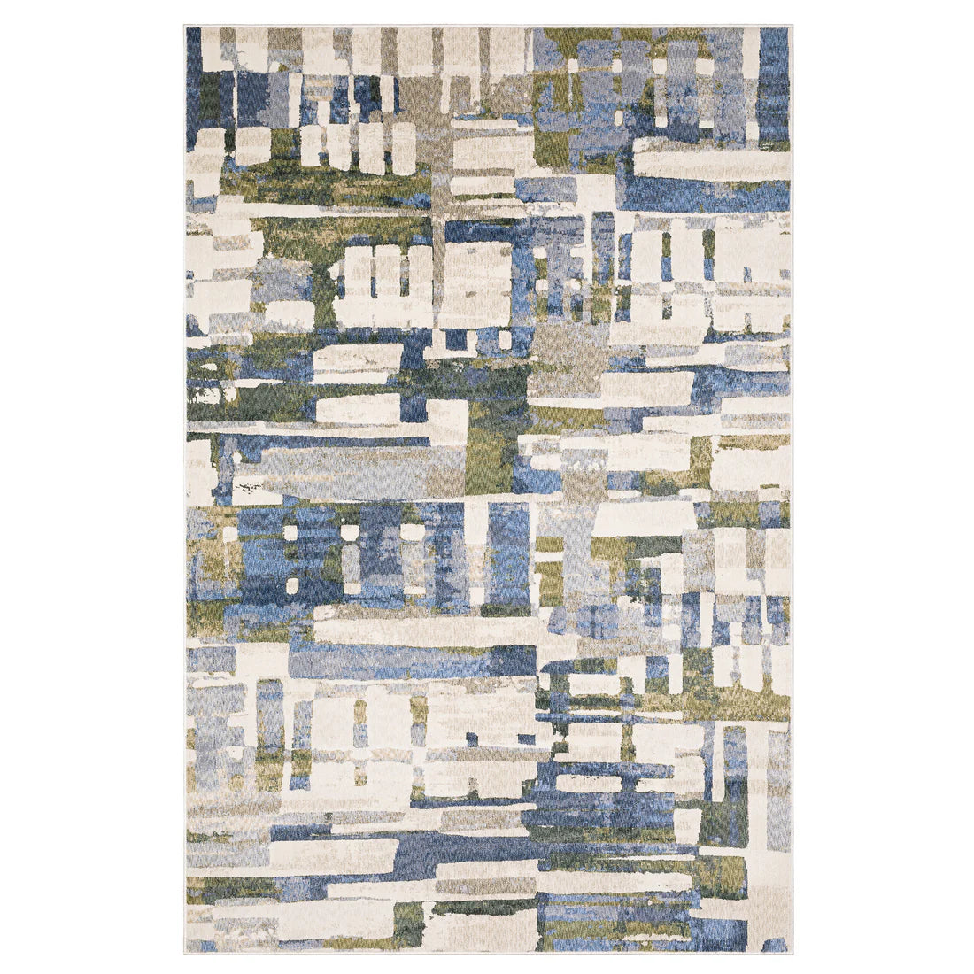 Oriental Weavers Tisdell TIS01 Blue/Green Area Rug