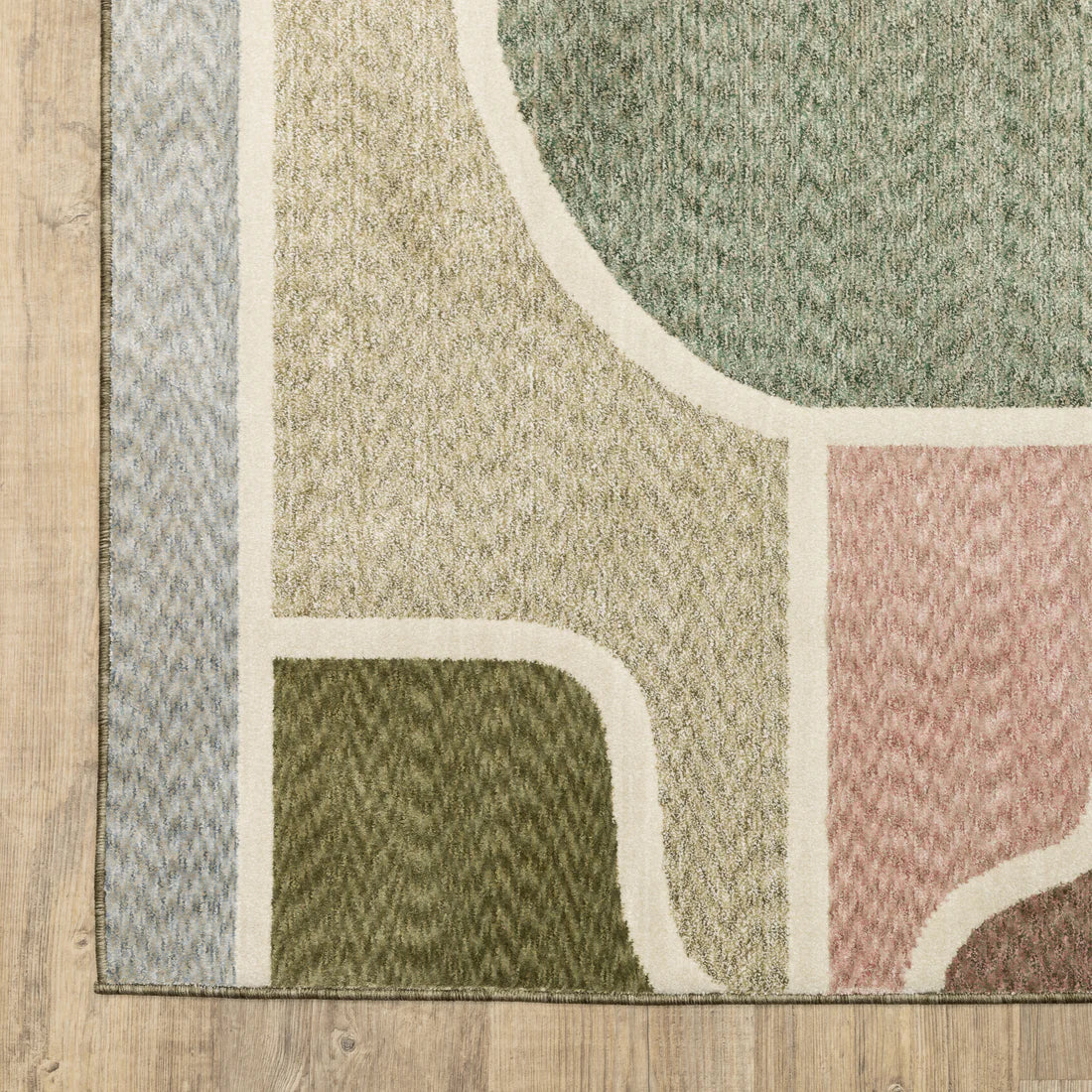 Oriental Weavers Tisdell TIS02 Green/Multi Area Rug